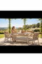 Hanah Home Hisar 3+1+1 Beige y Blanco